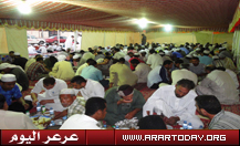 عرعر اليوم تقوم بزيارة مخيم افطار الصائمين الذي تقيمه جمعية سمو الامير عبدالعزيز بن مساعد الخيرية ... وأمين الجمعية الشيخ الدبيخي يصرح لعرعر اليوم ( تغطية مصورة )