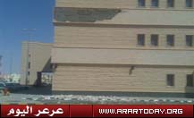 لم يكمل استلامه من المقاول العام ... انهيار جزء من مستشفى الطريف الجديد ... ومدير المستشفى يصرح