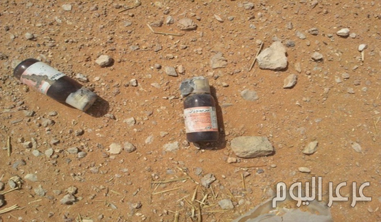 قسم النظافة بأمانة الحدود الشمالية يكتشف أدوية في منطقة صحراوية وتساؤلات عن طريقة إتلافها