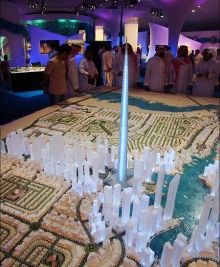 القرب من ارساء مشروع برج المملكة بجدة ( أطول ناطحة سحاب بالعالم )