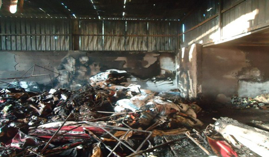 حريق يلتهم جعمية مبرة السلام الخيرية بالعويقيلة .. والخسائر تقدر بأكثر من مليون ريال ( صور )